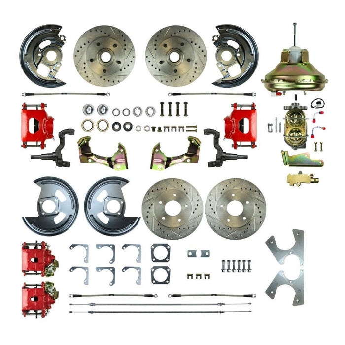 RIGHT STUFF DETAILING AFXDC46CZ 67 - 72 GM A-Body Disc Brake Conversion