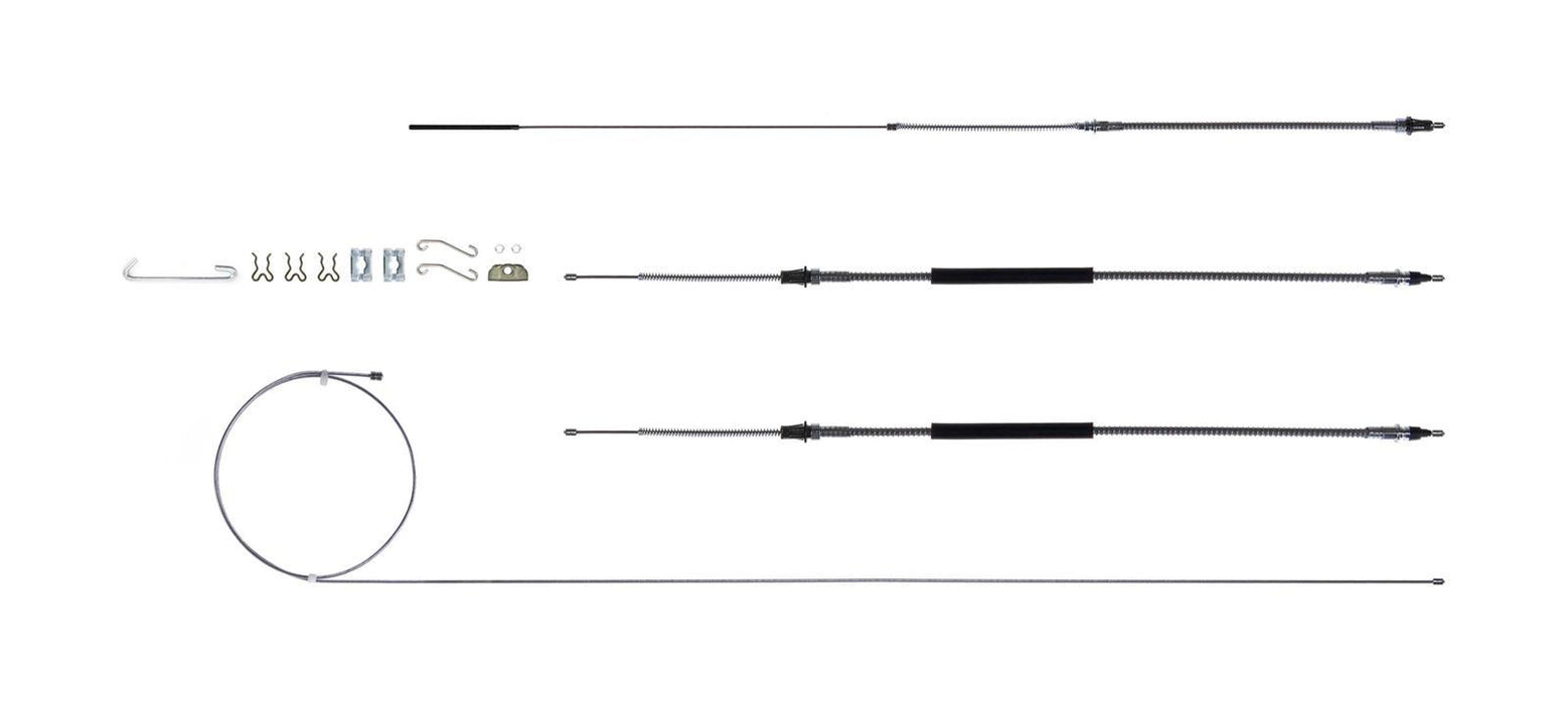 RIGHT STUFF DETAILING RSBCC03 68-72 Chevelle Brake Cable Set w/Hardware
