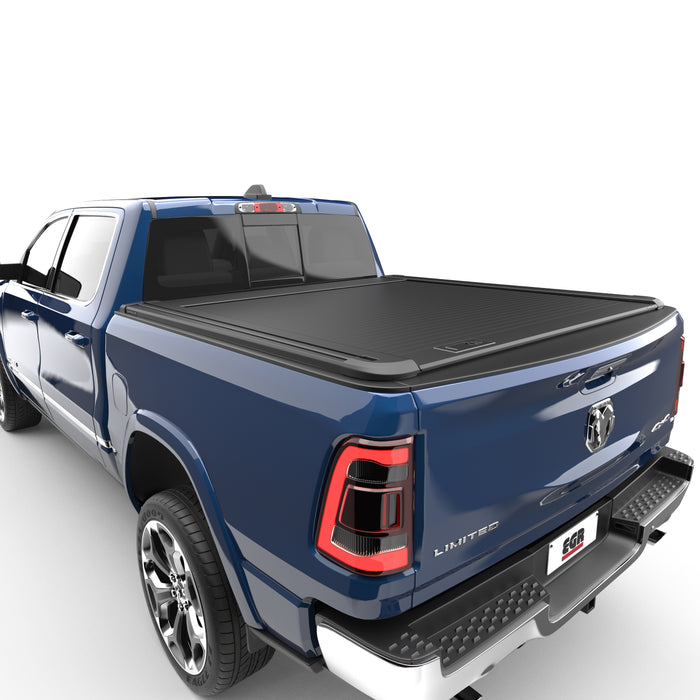 EGR RT038811ML EGR RollTrac Manual Retractable Bed Cover for 2019+ Ram 1500 Short Box - non-HD - Truck Part Superstore