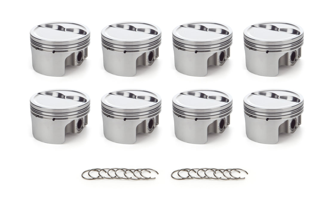 RACE TEC PISTONS 1000130 SBC Dished Piston Set 4.040 Bore -12.3cc