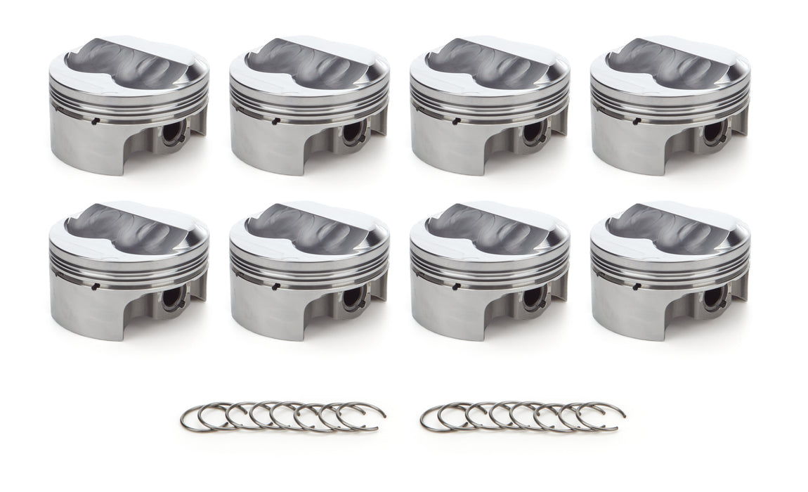 RACE TEC PISTONS 1000162 SBC Dome Piston Set 4.030 Bore + 12.7cc
