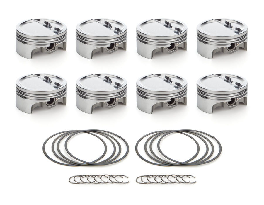 RACE TEC PISTONS 1000393 SBF Dished Piston Set 4.125 Bore -23.8cc