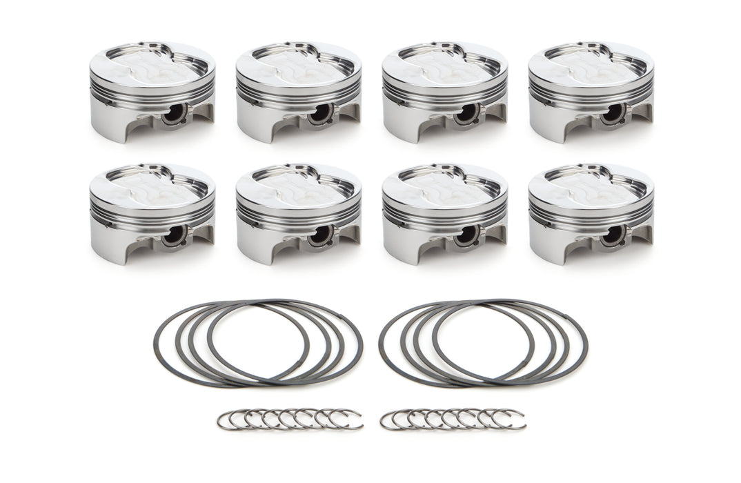 RACE TEC PISTONS 1000410 SBF Dish Piston Set w/TW 4.030 Bore -20cc