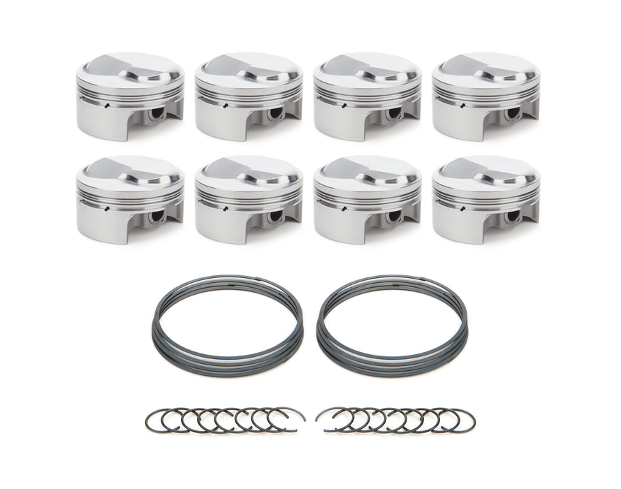 RACE TEC PISTONS 1000680 BBC Dome Piston Set 4.500 Bore +32.7cc