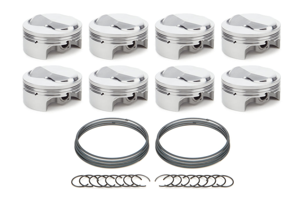 RACE TEC PISTONS 1000693 BBC Dome Piston Set 4.600 Bore +28.7cc