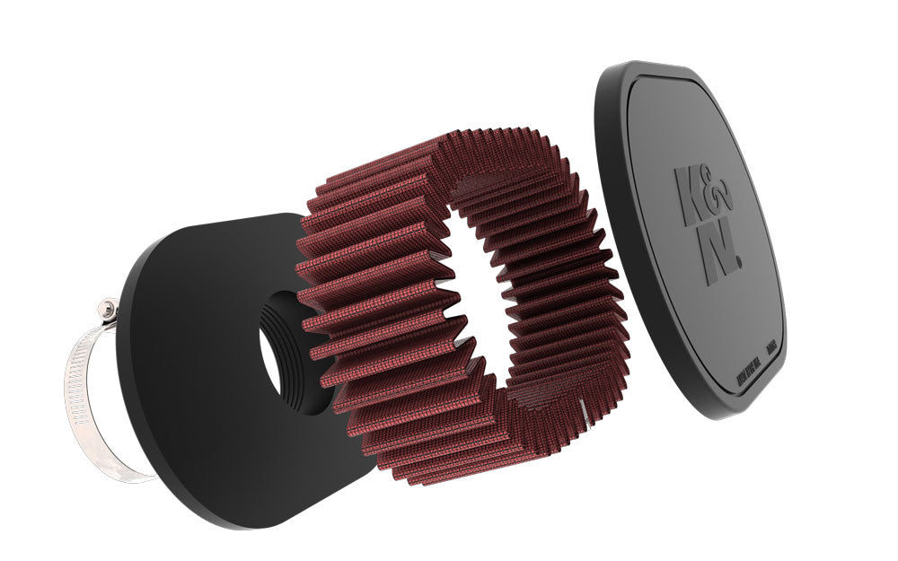 K&N RU-071V Universal Clamp-On Air Filter - Truck Part Superstore
