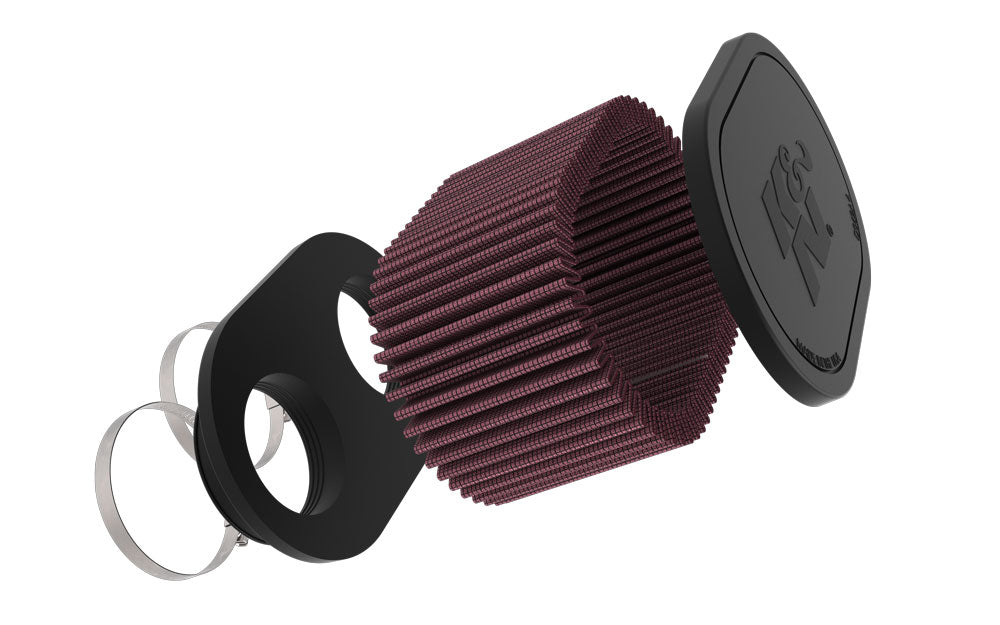 K&N RU-3510 Universal Clamp-On Air Filter - Truck Part Superstore