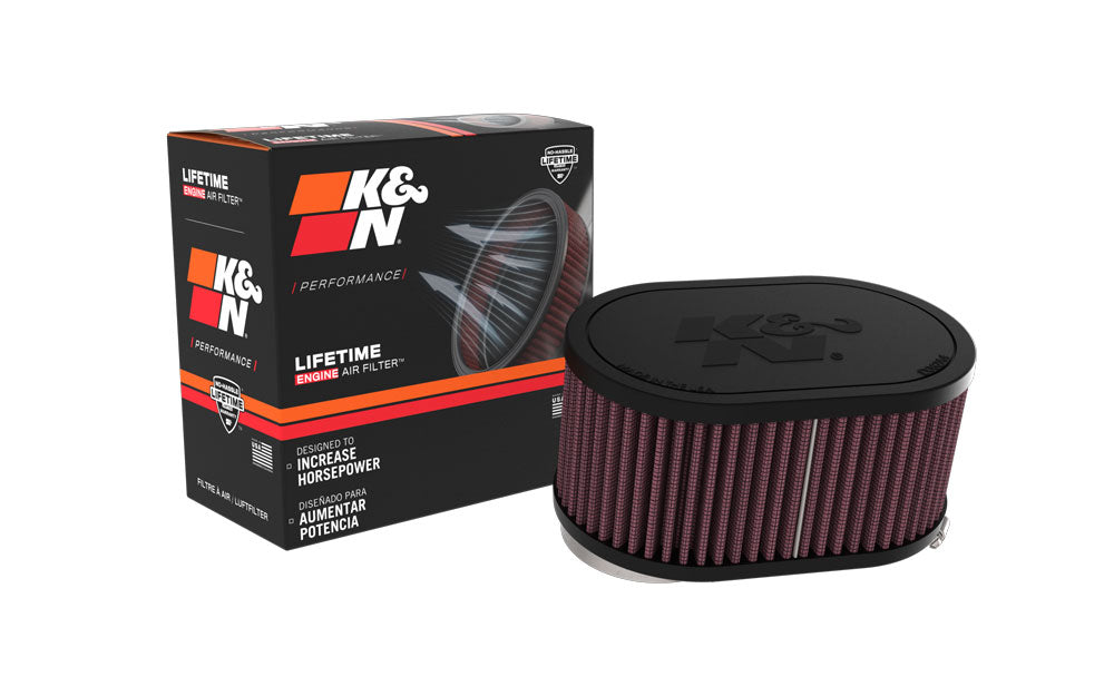 K&N RU-3510 Universal Clamp-On Air Filter - Truck Part Superstore