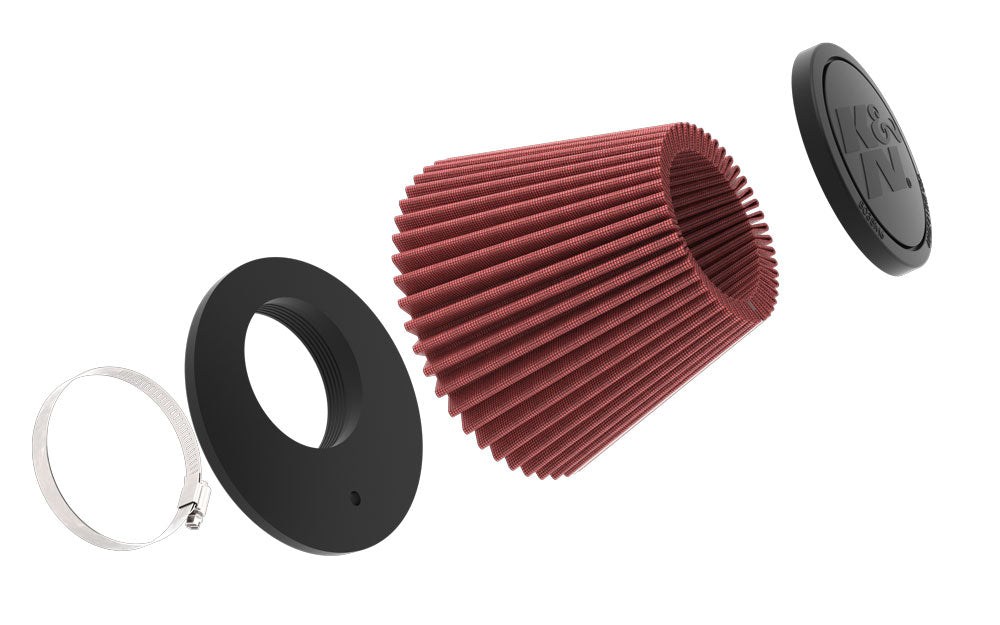 K&N RU-9670 Universal Clamp-On Air Filter - Truck Part Superstore