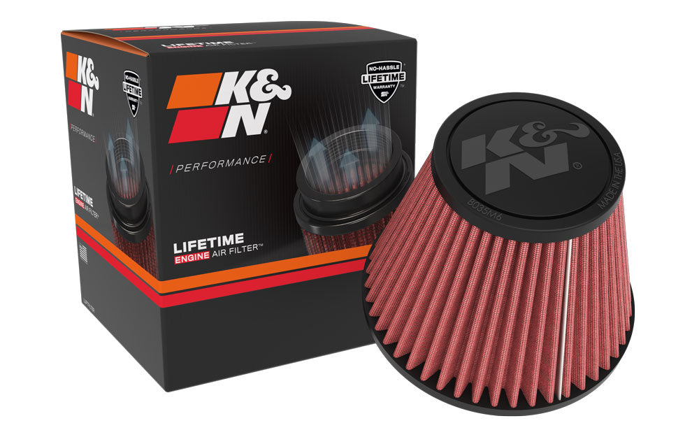 K&N RU-9670 Universal Clamp-On Air Filter - Truck Part Superstore