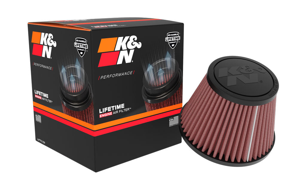 K&N RU-9920 Universal Clamp-On Air Filter - Truck Part Superstore