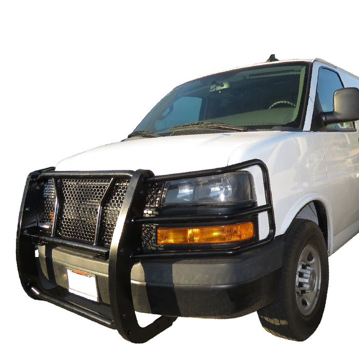 Black Horse Off Road RU-GV02MA-B Rugged Heavy Duty Grille Guard - Truck Part Superstore