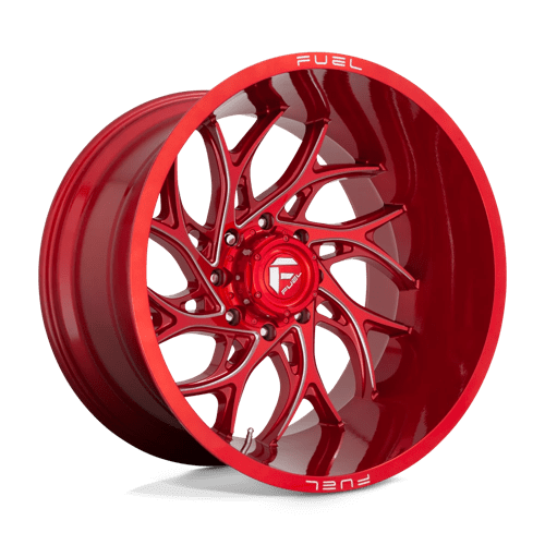 Fuel 1PC D74222207547 D742 22X12 5X5.0 GL-RED-MIL -44MM - Truck Part Superstore