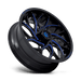 Fuel UTV D7781870A544 D778 18X7 4X156 G-BLK-MILL-BLU 13MM - Truck Part Superstore