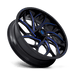 Fuel UTV D7782470A544 D778 24X7 4X156 G-BLK-MILL-BLU 13MM - Truck Part Superstore