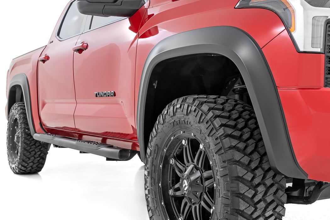Rough Country S-T42211-RCGB Sport Style Fender Flares Gloss Black Toyota Tundra 2WD/4WD (22-23) Rough Country - Truck Part Superstore