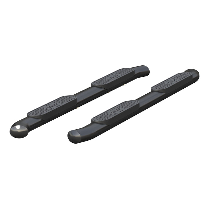 ARIES S222029 4-Inch Oval Black Steel Nerf Bars, Select Toyota Tacoma Double Cab for Select Toyota Tacoma