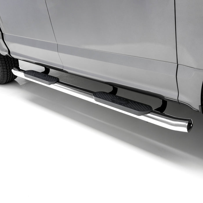 ARIES S223015-2 4" Polished Stainless Oval Side Bars, Select Ford F-150, Lincoln Mark LT for Select Ford F-150