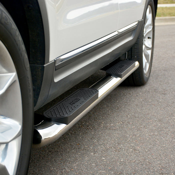 ARIES S223041-2 4" Polished Stainless Oval Side Bars, Select Ford Explorer for Select Ford Explorer