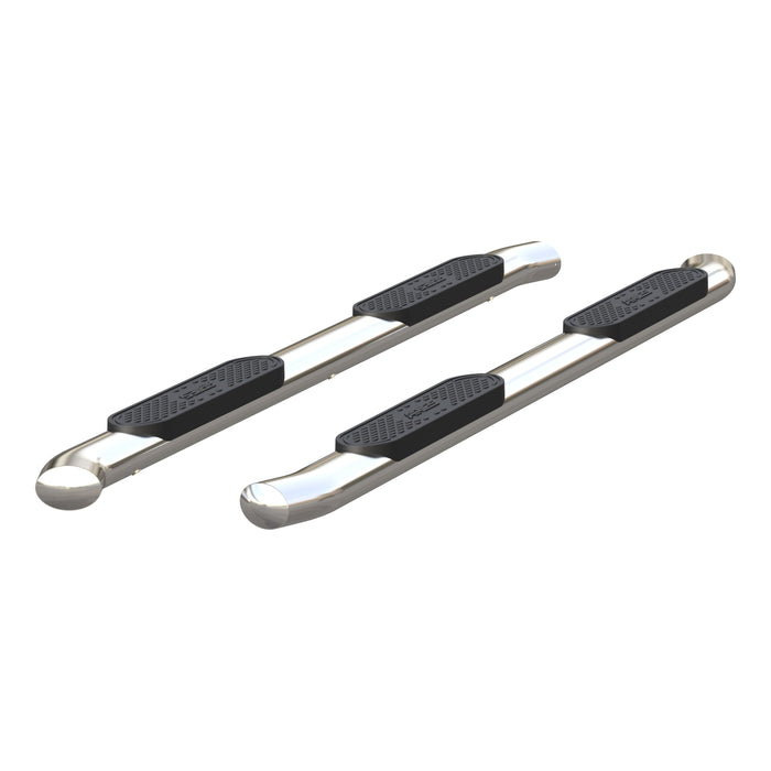 ARIES S223046-2 4" Polished Stainless Oval Side Bars, Select Ford Ranger SuperCrew for Select Ford Ranger