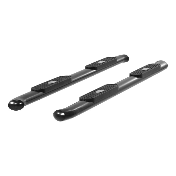 ARIES S224045 4" Black Steel Oval Side Bars, Select Silverado, Sierra 1500, 2500, 3500 HD for Select Chevrolet Silverado 2500 HD