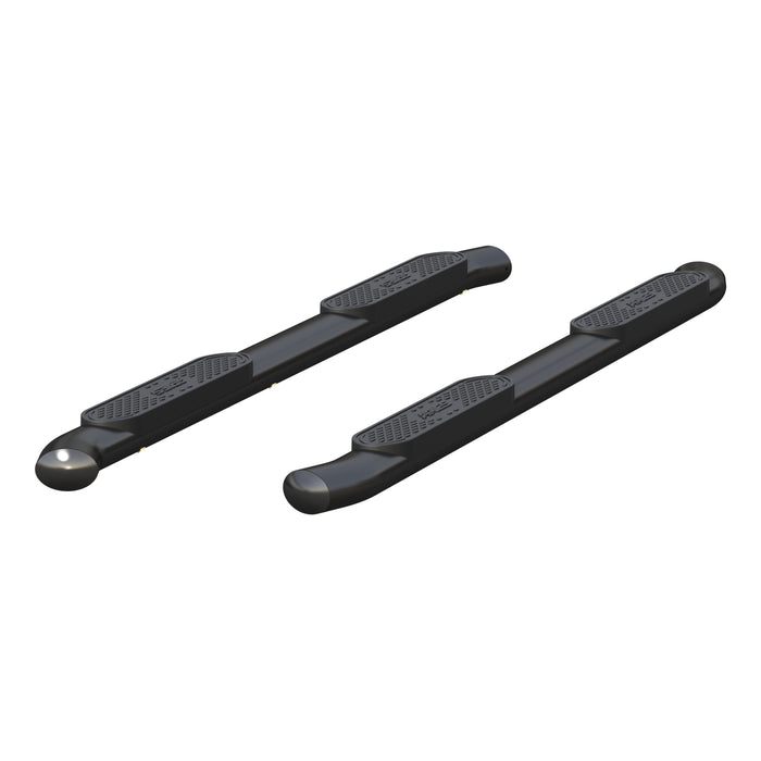 ARIES S224054 4" Black Steel Oval Side Bars, Select Silverado, Sierra 1500 Extended Cab for Select Chevrolet Silverado 1500