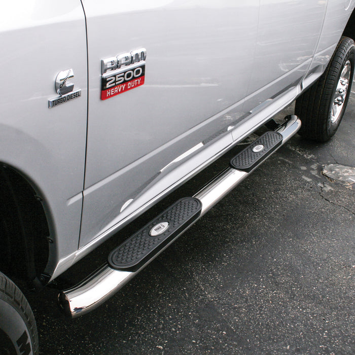 ARIES S225008-2 4" Polished Stainless Oval Side Bars, Select Dodge Ram 1500, 2500, 3500 for Select Dodge Ram 1500