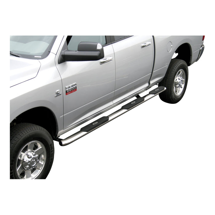 ARIES S225017-2 4" Polished Stainless Oval Side Bars, Select Ram 1500, Dodge Ram 1500 for Select Ram 1500