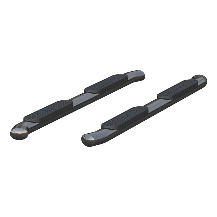 ARIES S225044 4" Black Steel Oval Side Bars, Select Ram 1500 for Select Ram 1500