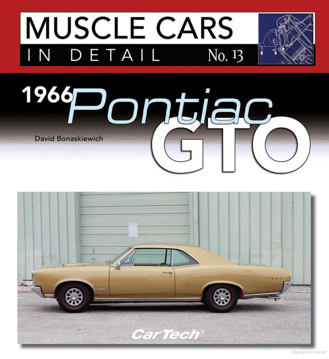 S-A BOOKS CT681 Muscle Cars In Detail 1966 Pontiac GTO