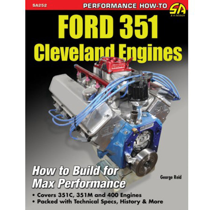 S-A BOOKS SA252 Ford 351 Cleveland Motor Build for Performance
