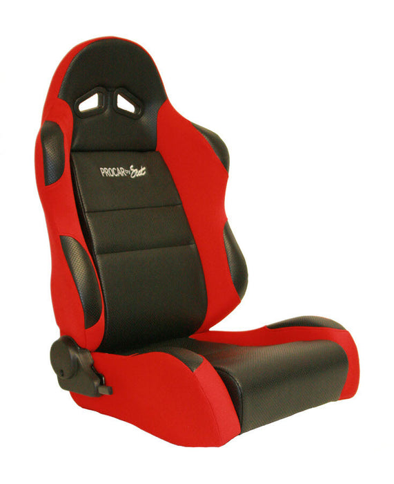 SCAT ENTERPRISES 80-1605-64R Sportsman Racing Seat - Right - Red Vinyl/Velour