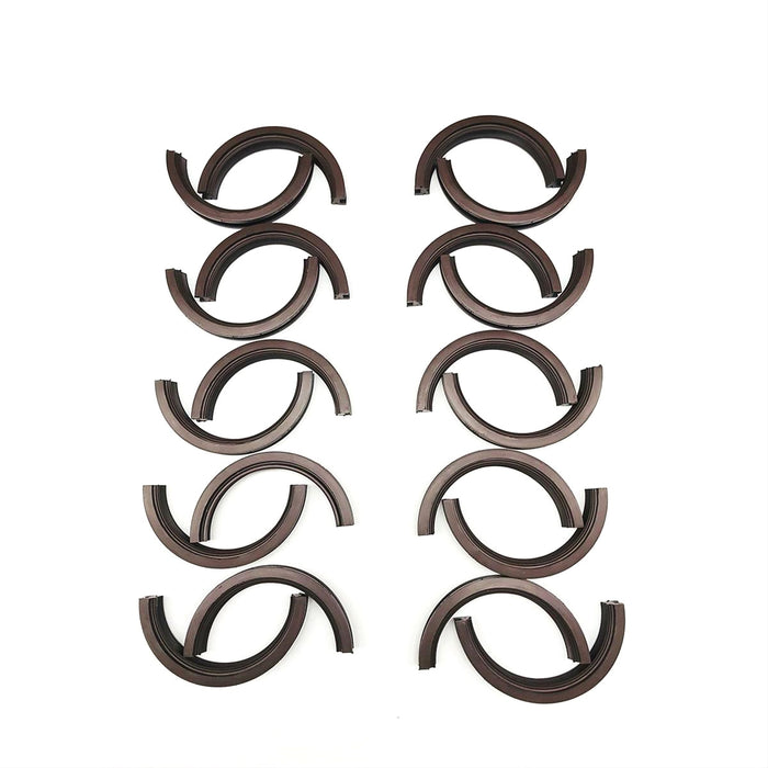 SCE GASKETS 21105-10 SBC Rear Main Seal Dyno- Pak (10) 2-Piece Viton
