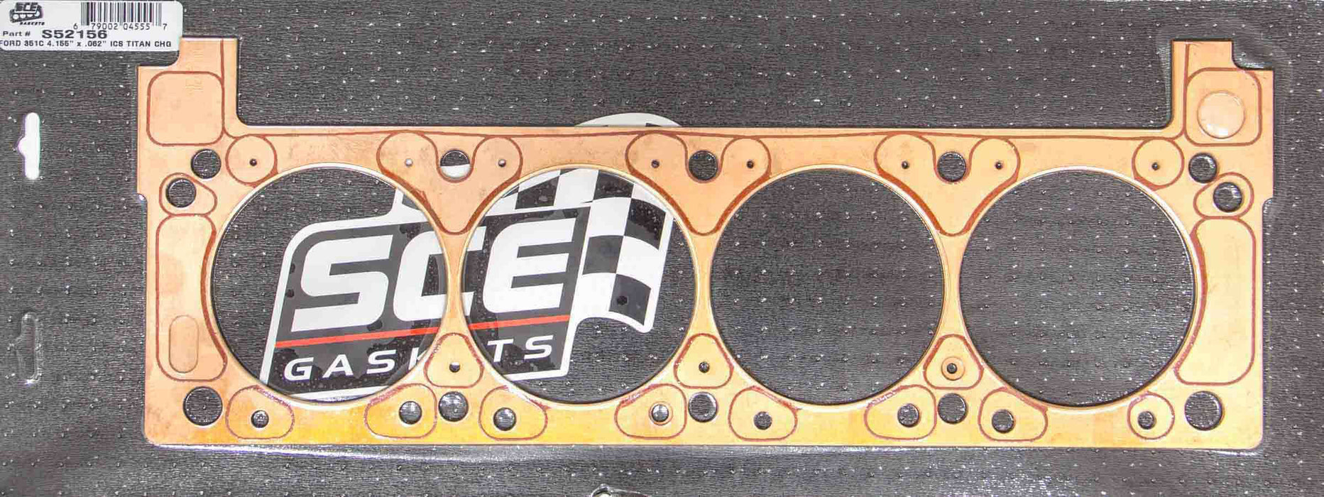SCE GASKETS S521562R SBF ISC Titan Copper Head Gskt RH 4.155 x .06