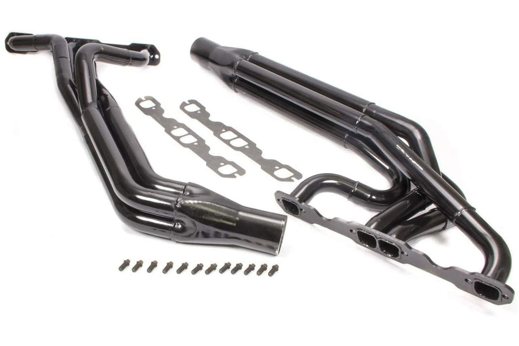 SCHOENFELD 180-606LV23GCM-3 Dirt Late Model Headers 604 Crate 3 Step