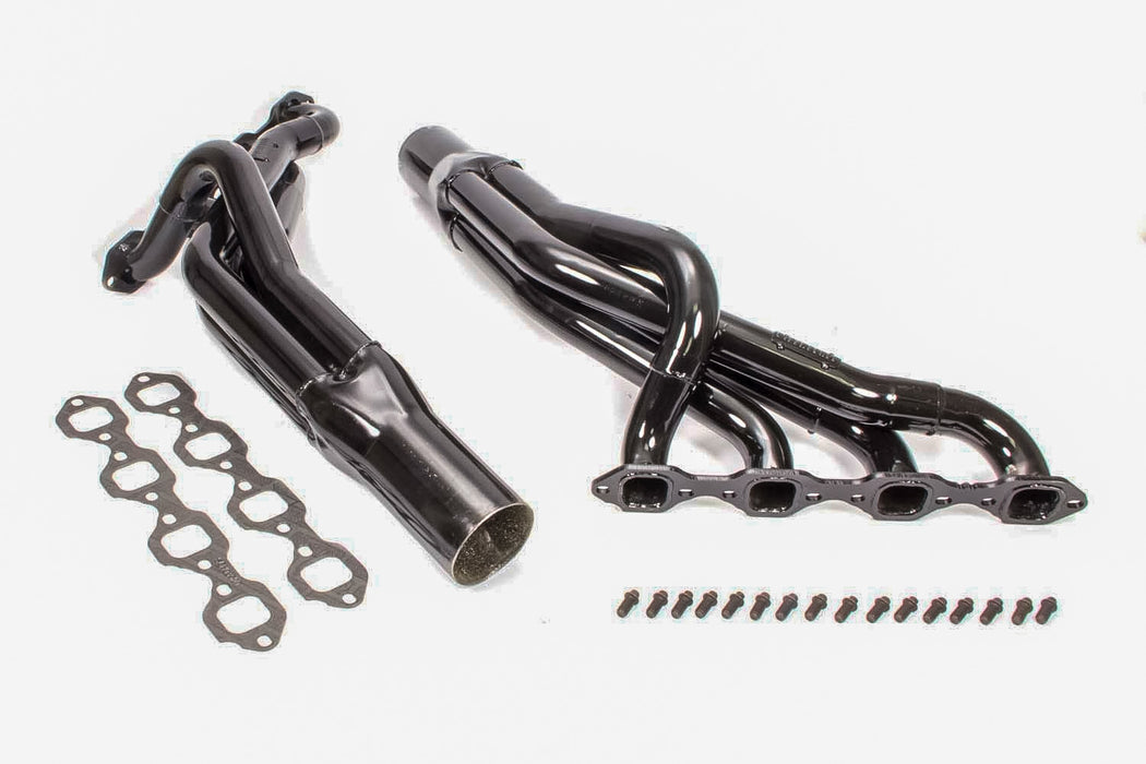 SCHOENFELD 2346 BBC Truck Header 2in x 3-1/2in Fender Well