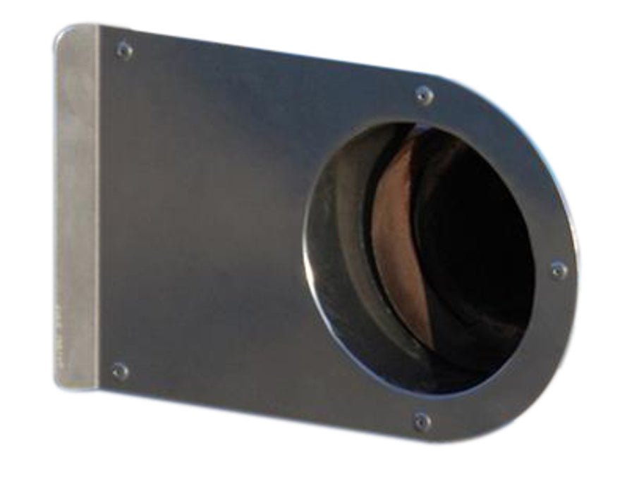 SCHOENFELD 350TSS-45 Tailpipe Saver 3.5in Silver 45 Deg
