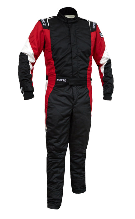 SPARCO 001144B52NRRB Comp Suit Black/Red Medium