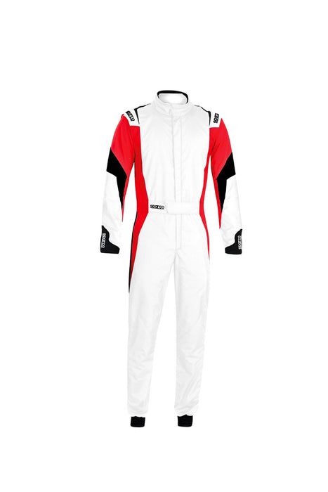 SPARCO 001144B64BRNR Comp Suit White/Red 2X-Large