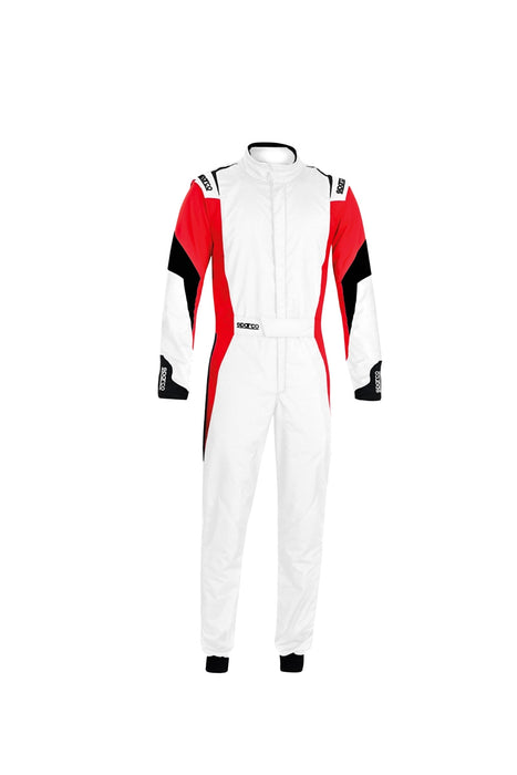 SPARCO 001144B66BRNR Comp Suit White/Red 2X-Large/3X-Large