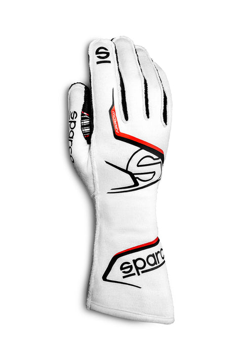 SPARCO 00131411BINR Glove Arrow Large White / Black