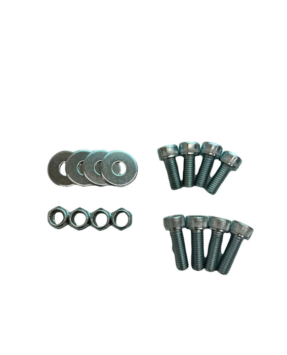 SPARCO 50001ZN Bottom Seat Mount Hardware Kit Black Zinc