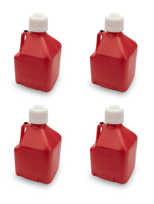 SCRIBNER 2020R-CASE Utility Jug 3 Gallon - Red - Case 4