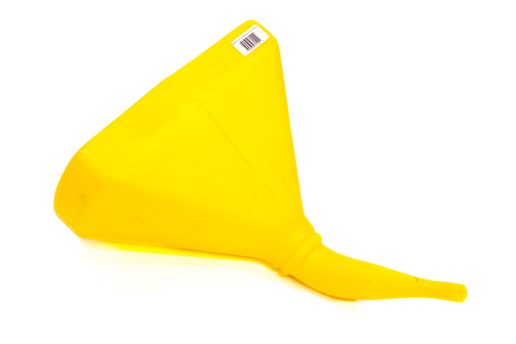SCRIBNER 6115Y Funnel - 14in 45 Deg. D-Shape Yellow