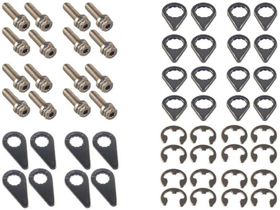 STAGE 8 FASTENERS 8906M Header Bolt Kit - 6pt. 8mm-1.25 x 25mm (16)