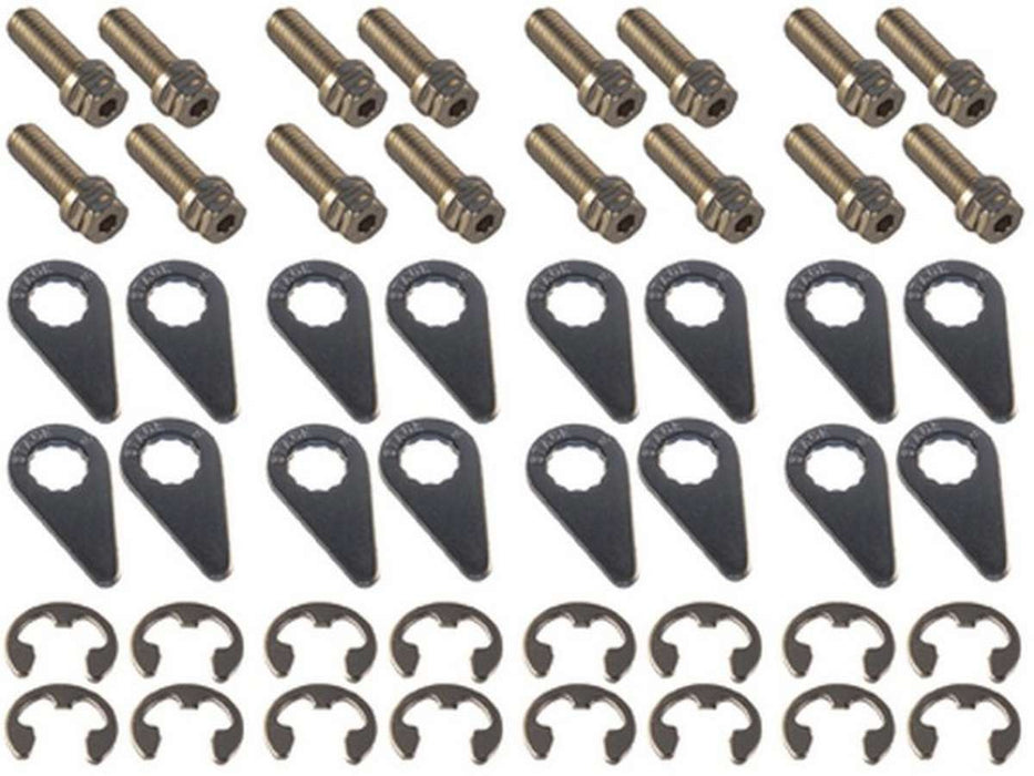 STAGE 8 FASTENERS 8912A Header Bolt Kit - 6pt. 3/8-16 x 1in (16)