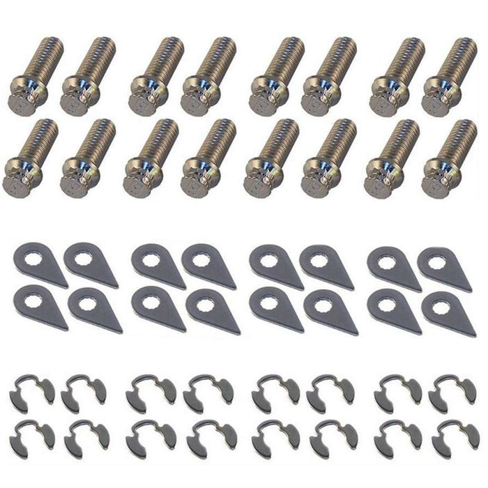 STAGE 8 FASTENERS 8932 Header Bolt Kit - 12pt. 3/8-16 x 1in (16)