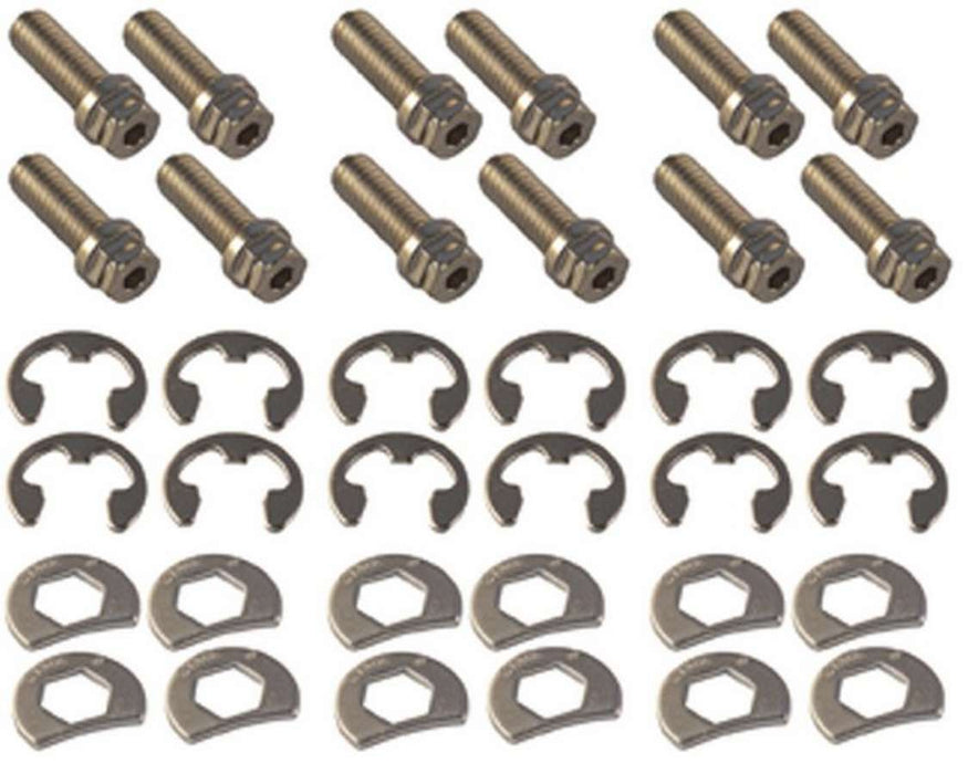 STAGE 8 FASTENERS 8951 S/S Header Bolt Kit - 6pt. 3/8-16 x 1in (12)