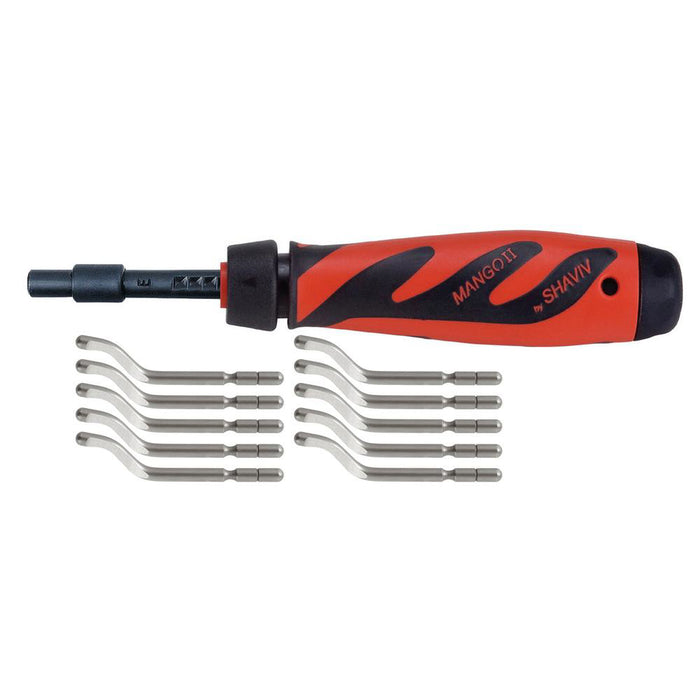 SHAVIV USA 29254 Bonus Pack Handle Plus 10 E100S Blades