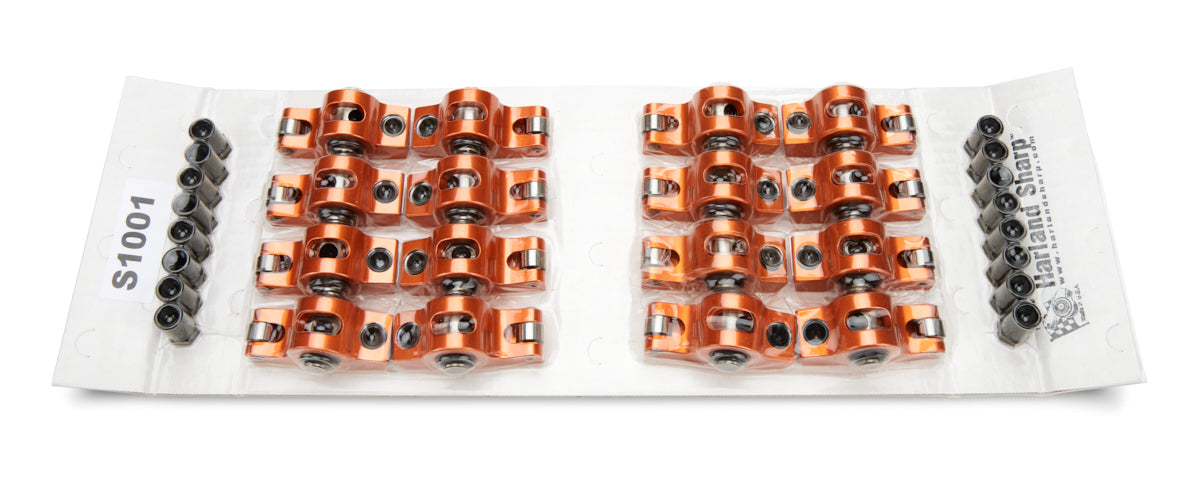 SHARP ROCKERS S1001 SBC Rocker Arms - 1.5 Ratio 3/8 Stud